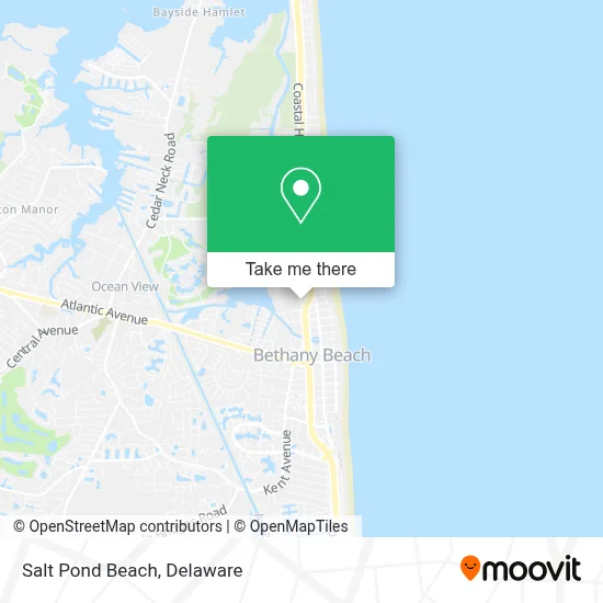 Salt Pond Beach map