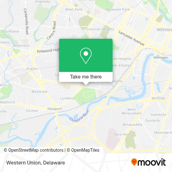 Western Union map