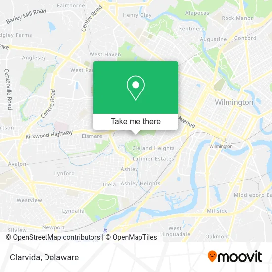Clarvida map