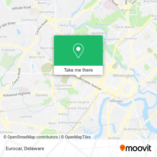 Eurocar map