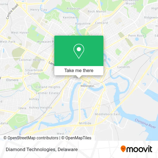 Diamond Technologies map