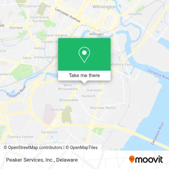 Peaker Services, Inc. map