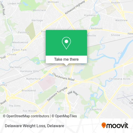 Delaware Weight Loss map