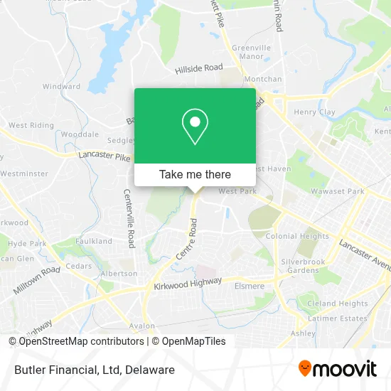 Butler Financial, Ltd map