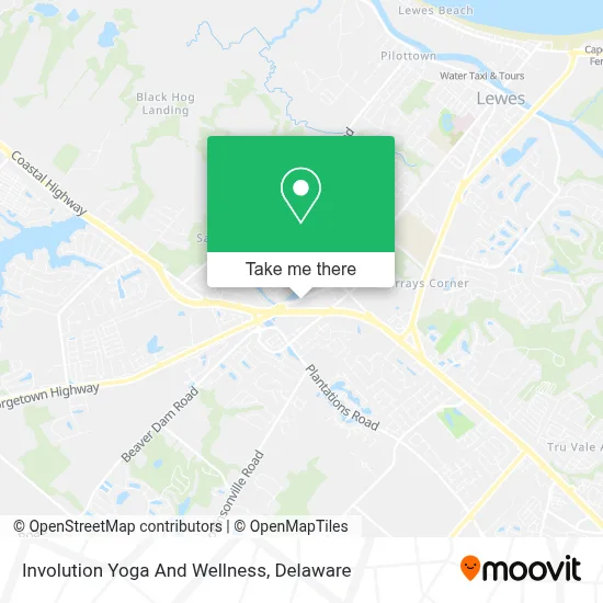 Involution Yoga And Wellness map