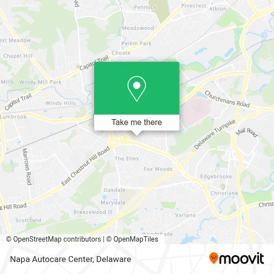 Napa Autocare Center map
