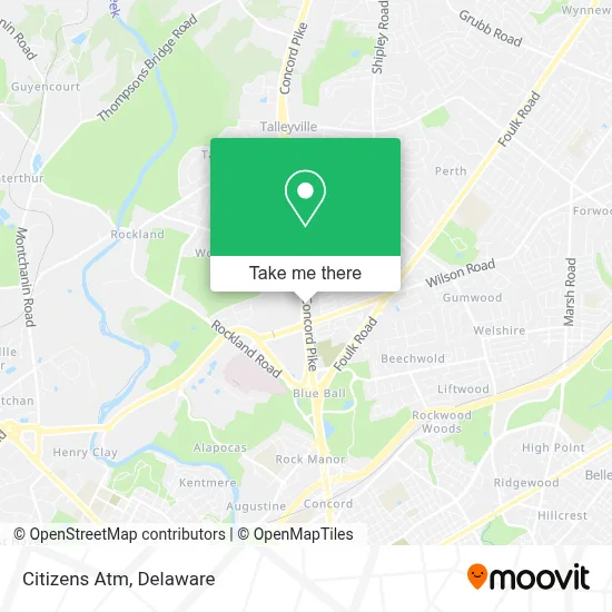 Citizens Atm map