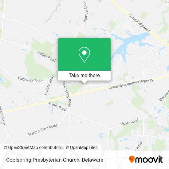 Coolspring Presbyterian Church map