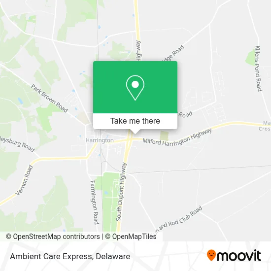 Ambient Care Express map