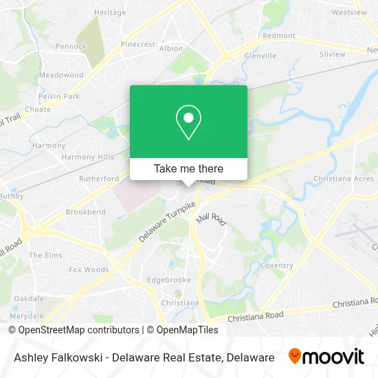 Ashley Falkowski - Delaware Real Estate map