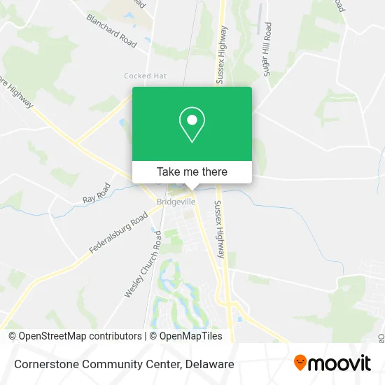 Cornerstone Community Center map