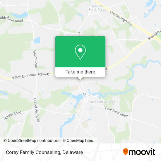 Corey Family Counseling map