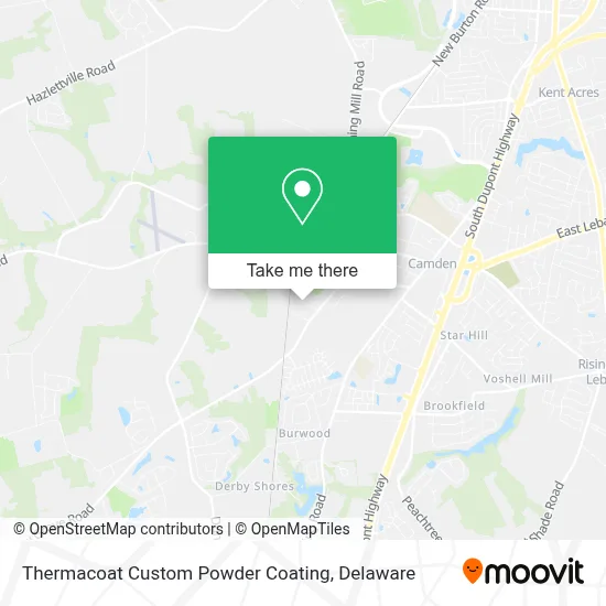 Thermacoat Custom Powder Coating map