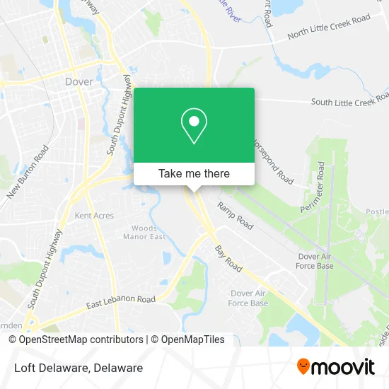 Loft Delaware map