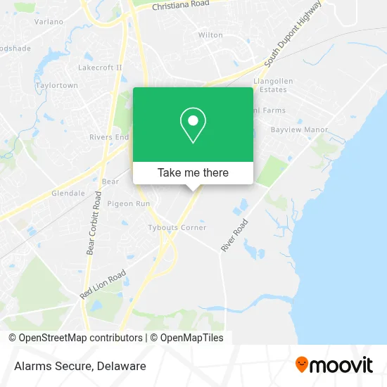 Alarms Secure map