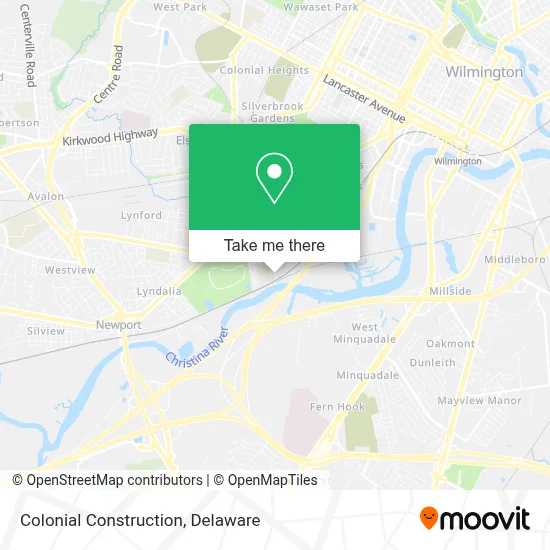 Colonial Construction map