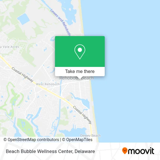 Beach Bubble Wellness Center map