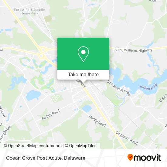 Ocean Grove Post Acute map