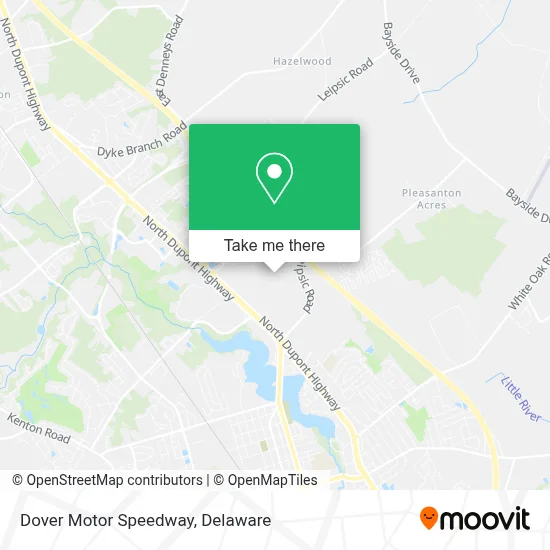 Dover Motor Speedway map