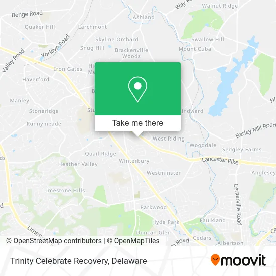 Trinity Celebrate Recovery map