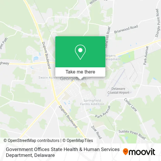 Government Offices State Health & Human Services Department map
