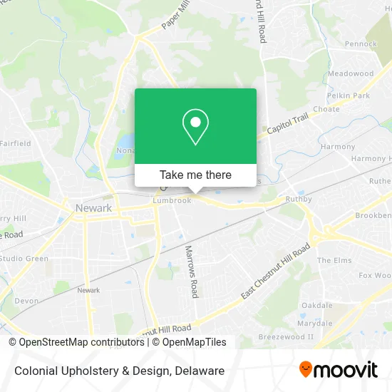 Colonial Upholstery & Design map