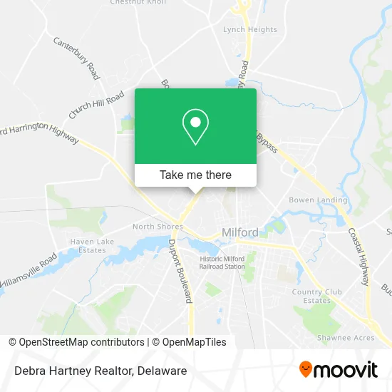 Debra Hartney Realtor map