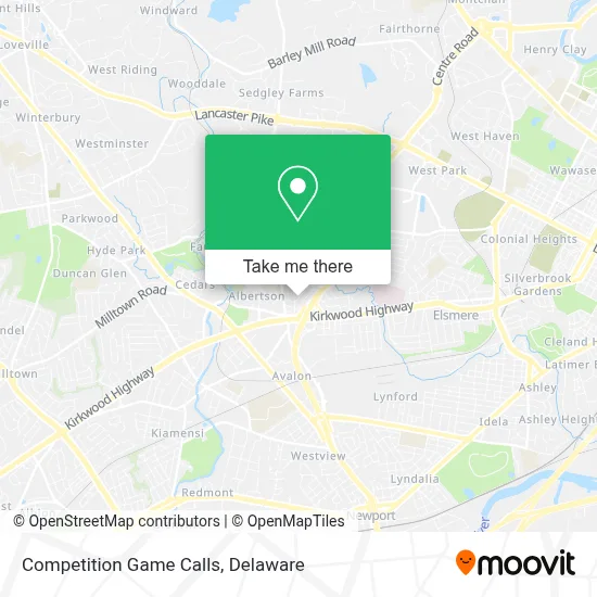 Competition Game Calls map