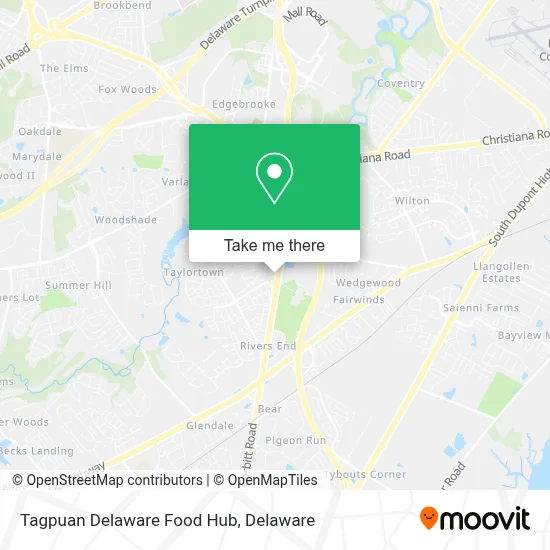 Tagpuan Delaware Food Hub map