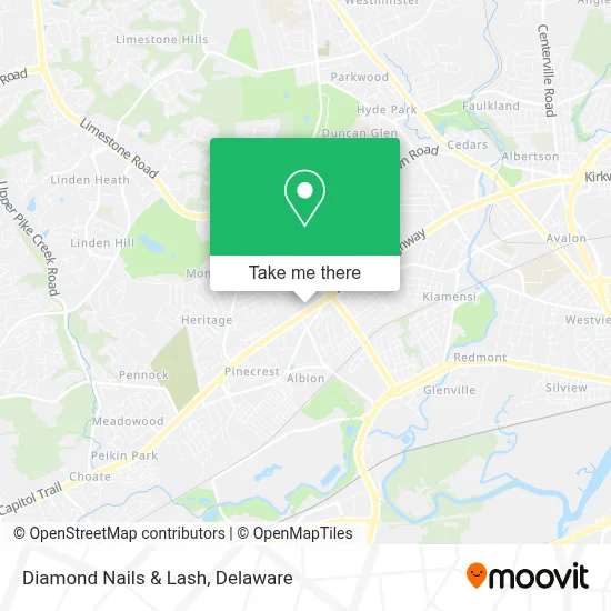 Diamond Nails & Lash map