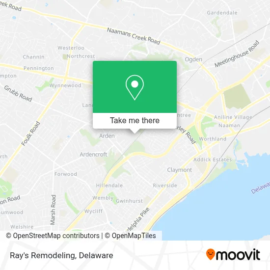 Ray's Remodeling map