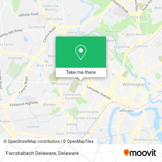 Fwcshabach Delaware map