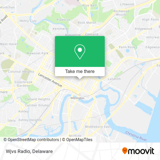 Wjvs Radio map