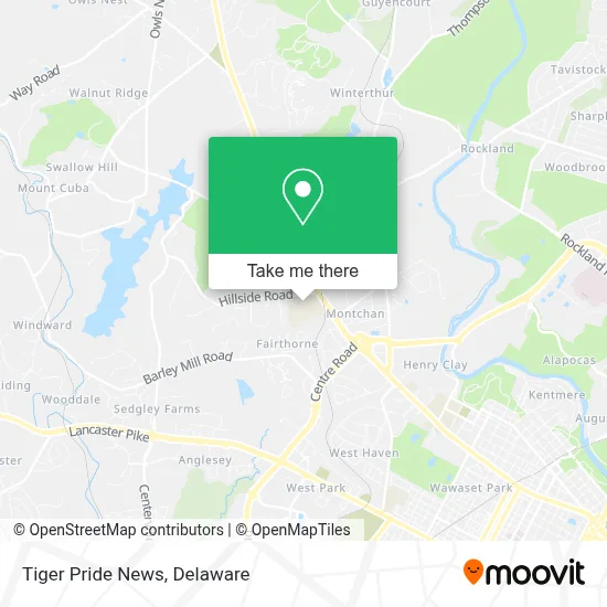 Tiger Pride News map