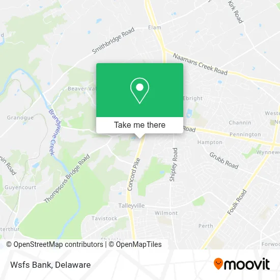 Wsfs Bank map
