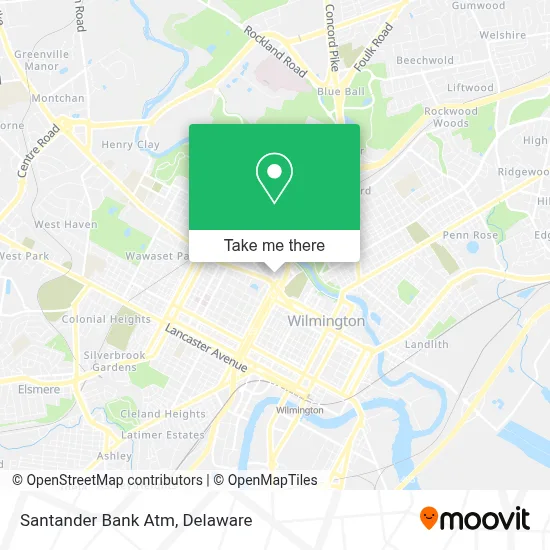 Santander Bank Atm map