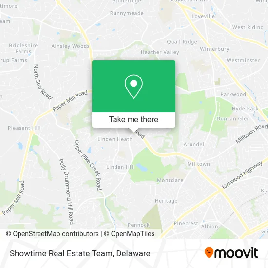 Showtime Real Estate Team map
