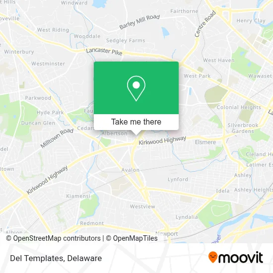 Del Templates map