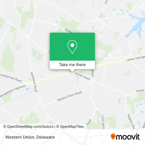 Western Union map