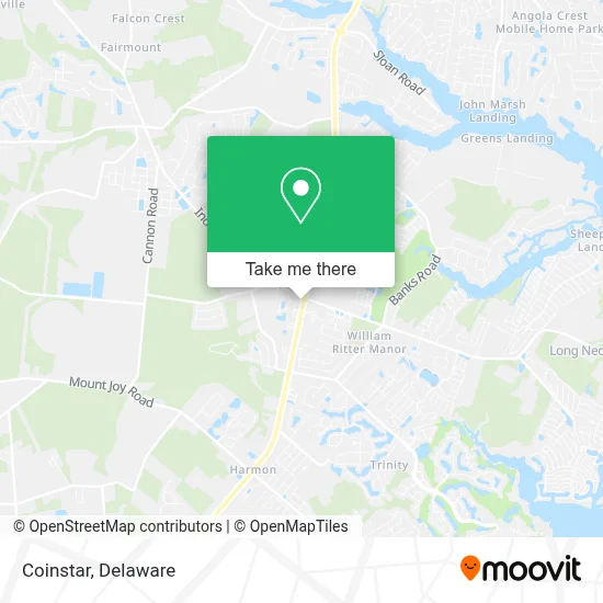 Coinstar map