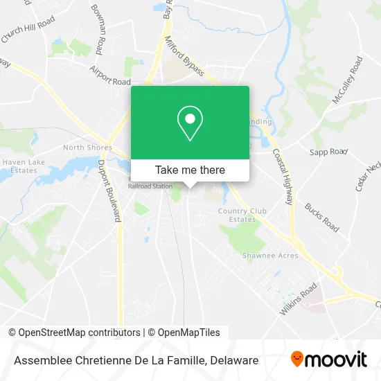 Assemblee Chretienne De La Famille map