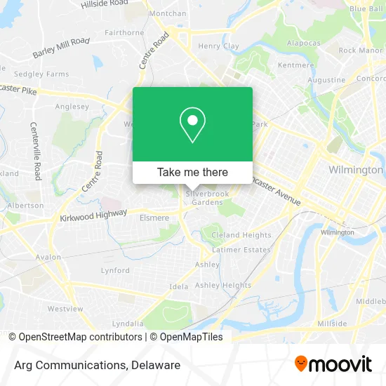 Arg Communications map