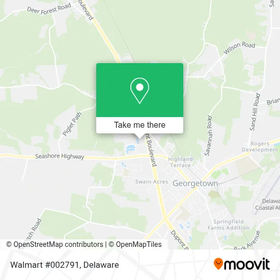 Walmart #002791 map