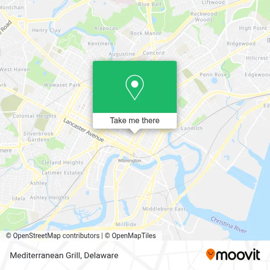 Mediterranean Grill map