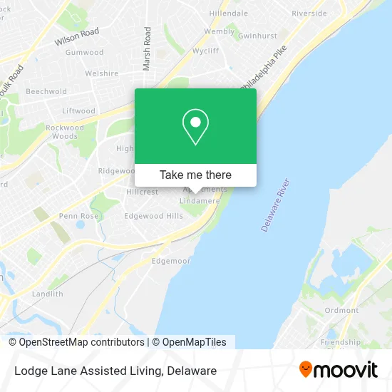 Lodge Lane Assisted Living map