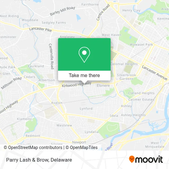 Parry Lash & Brow map