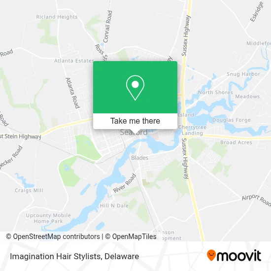 Imagination Hair Stylists map