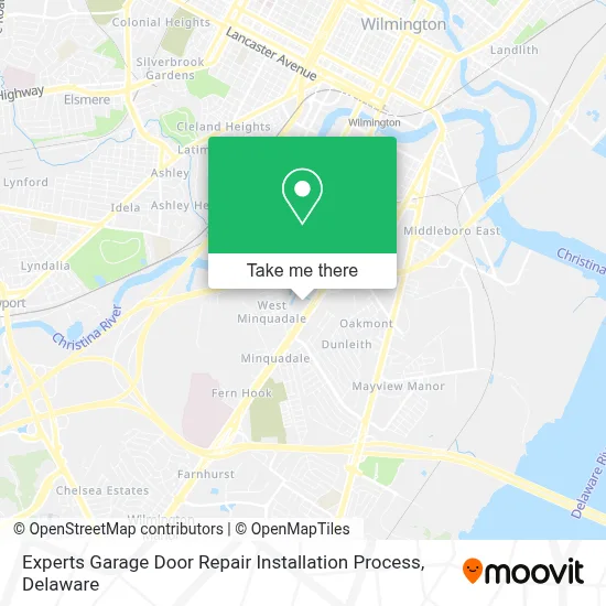 Experts Garage Door Repair Installation Process map