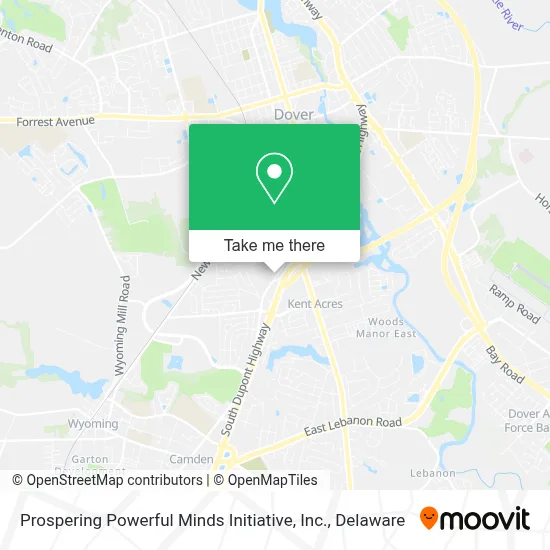 Prospering Powerful Minds Initiative, Inc. map