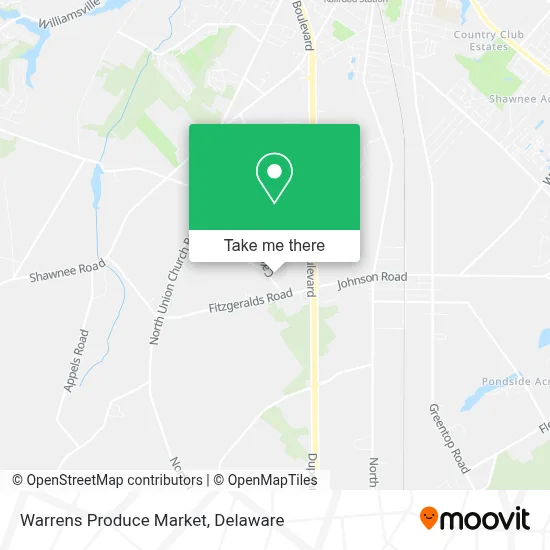 Warrens Produce Market map